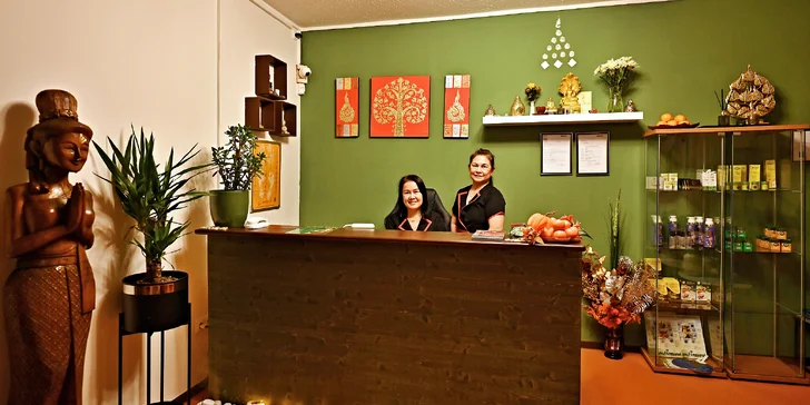 Párová thajská masáž dle výběru: tradiční, olejová nebo hloubková, 60 i 90 minut