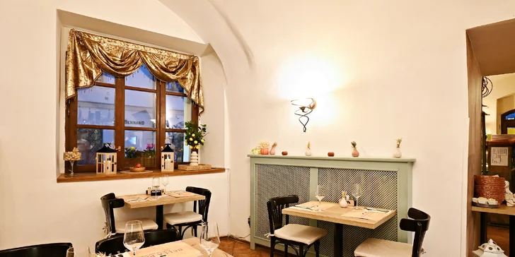 Italské degustační menu u Staroměstského náměstí pro 1 nebo 2 osoby