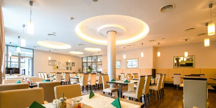 Elegantní 4* hotel v centru lázeňského města Trenčianske Teplice, procedury i strava