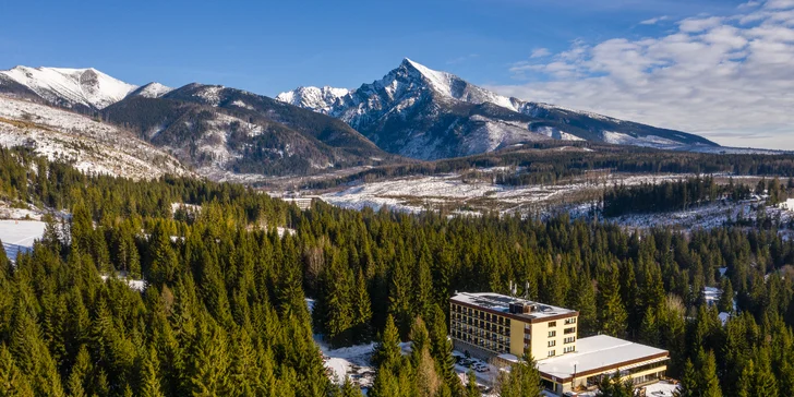 Pobyt v horském prostředí Podbanského: snídaně či polopenze a vstup do luxusního wellness