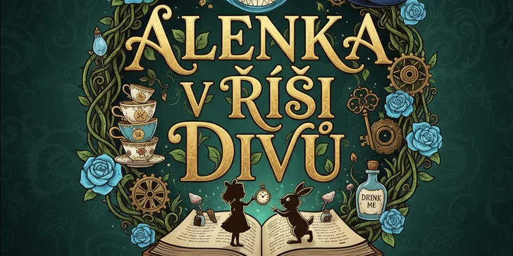 Vstupenka na divadelní představení Alenka v říši divů v černém divadle