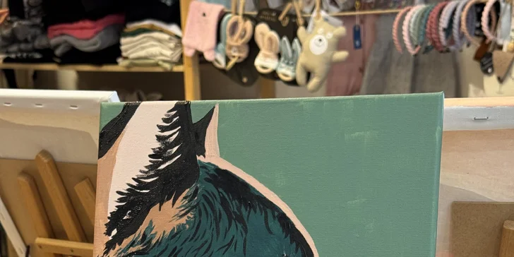 Kreativní dárek: kurz zážitkového malování akrylem v centru Liberce