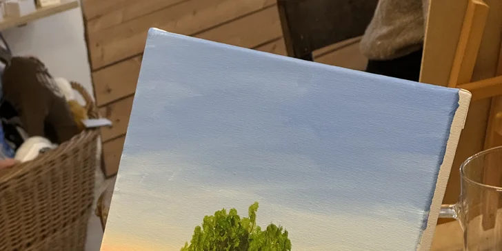 Kreativní dárek: kurz zážitkového malování akrylem v centru Liberce