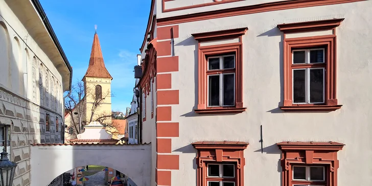 Romantika v Českém Krumlově: apartmá či pokoj u krumlovského zámku, vč. možnosti snídaně