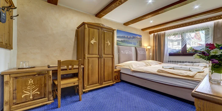 Dovolená pro páry i rodiny v srdci Ždiaru se snídaní a wellness