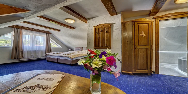 Dovolená pro páry i rodiny v srdci Ždiaru se snídaní a wellness