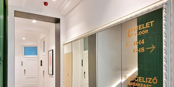 Romantický pobyt v centru barokního Győru: stylové pokoje, snídaně a děti do 1,99 let zdarma