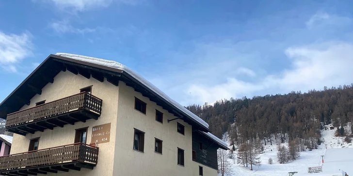 Italské lyžování v Livignu: Apt. dům Francesca, 50 metrů od sjezdovek, skipas na 6 dní