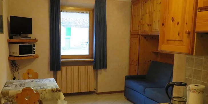 Italské lyžování v Livignu: Apt. dům Francesca, 50 metrů od sjezdovek, skipas na 6 dní