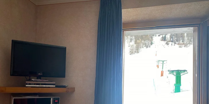 Italské lyžování v Livignu: Apt. dům Francesca, 50 metrů od sjezdovek, skipas na 6 dní