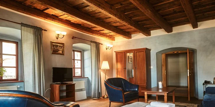 Pobyt v historickém centru Banské Štiavnice: snídaně nebo polopenze a také možnost privátního wellness