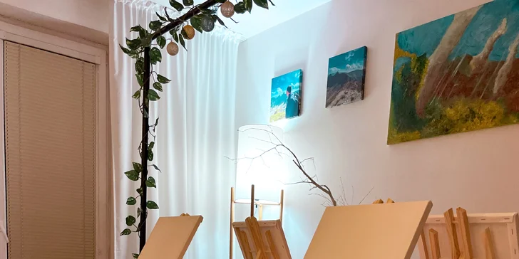 Kreativní workshop pro 1-2 osoby vč. občerstvení, degustace vín a pomůcek