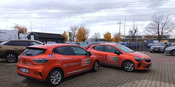 Rezervační poplatek na absolvování autoškoly a získání řidičského oprávnění sk. B