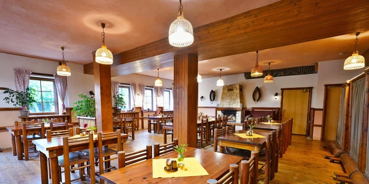 Relax kousek od Boskovic: pobyt se snídaní či polopenzí nebo i pivní lázní