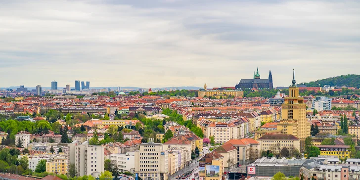 Legendární Grand Hotel International v Praze: pobyt se snídaní i michelinskou večeří, skvělá dostupnost do centra