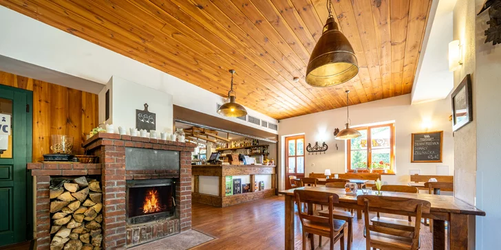 Šumavská Modrava: vybavené apartmány pro dva či rodinu, vč. polopenze i privátního wellness