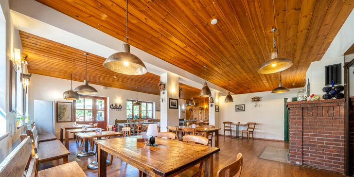 Šumavská Modrava: vybavené apartmány pro dva či rodinu, vč. polopenze i privátního wellness