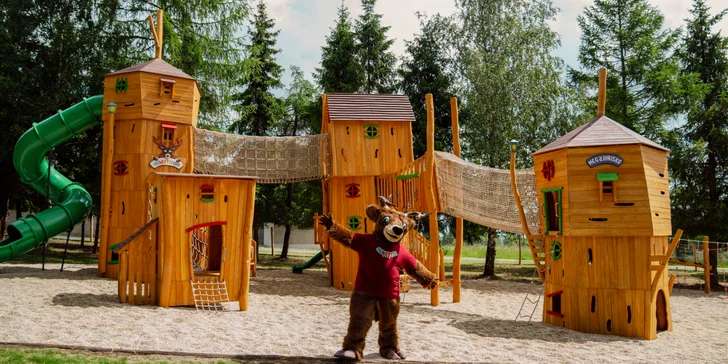 Rodinný rezort s výhledem na Gerlach: Zverofarma, megahřiště i animace