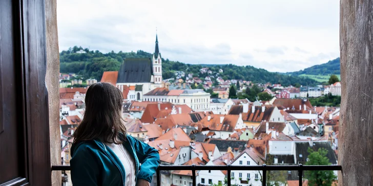 Romantika v Českém Krumlově: apartmá či pokoj u krumlovského zámku, vč. možnosti snídaně