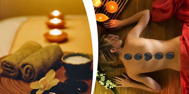Luxusní relaxační balíček – císařská masáž, šampaňské a aroma lázeň