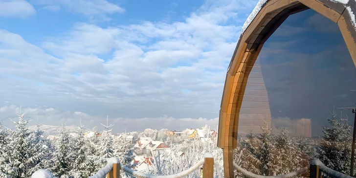 Dovolená v polských Beskydech: srubové chatky s kuchyňkou až pro 8 osob