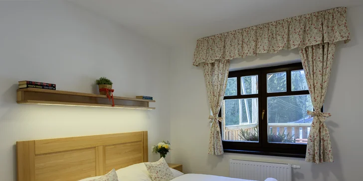 Luxusní apartmán v Beskydech na Bílé: až pro 4 osoby, vč. finské sauny
