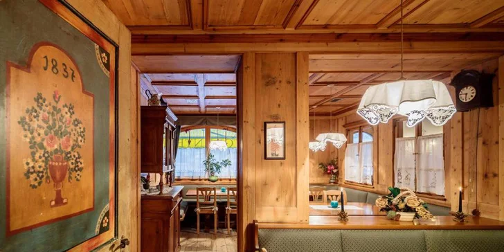 Monte Civetta: hotel La Montanina*** s wellness a polopenzí, skipas i garance sněhu