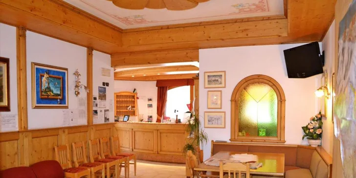 Monte Civetta: hotel La Montanina*** s wellness a polopenzí, skipas i garance sněhu