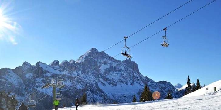 Monte Civetta: hotel La Montanina*** s wellness a polopenzí, skipas i garance sněhu