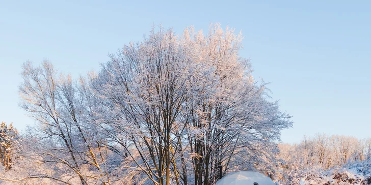 Glamping: vymazlené iglú u Prachovských skal, relax ve wellness s možností snídaňového koše