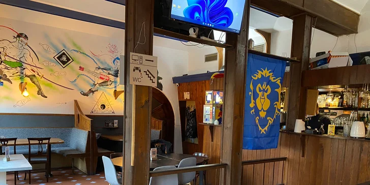 Svět her a skvělých drinků: otevřené vouchery na 300 až 1000 Kč do gaming baru