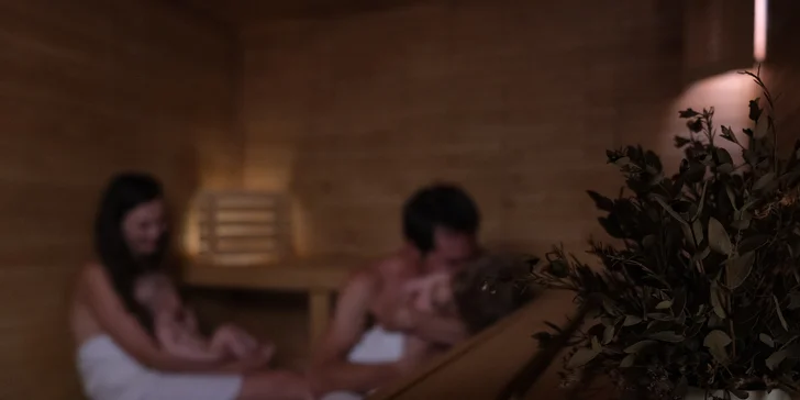 Relax v privátní sauně s éterickými oleji pro dva: 90-180 minut odpočinku