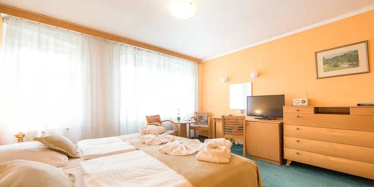 Pobyt ve Františkových Lázních: snídaně či plná penze, bazén i procedury