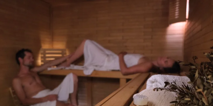 Relax v privátní sauně s éterickými oleji pro dva: 90-180 minut odpočinku