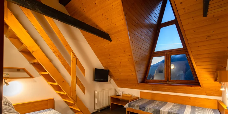 Penzion na Pováží se snídaní či polopenzí a vstupem do privátního wellness