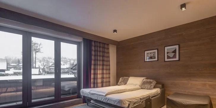Stylové apartmány pod polskými Tatrami: neomezený wellness a fitness