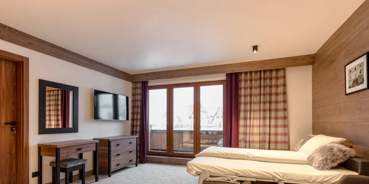 Stylové apartmány pod polskými Tatrami: neomezený wellness a fitness