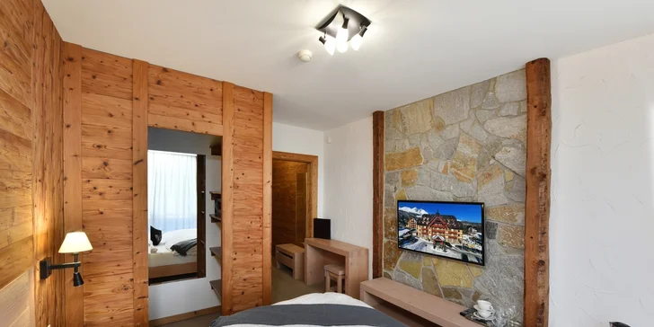 Dovolená v Tatranské Lomnici: 4* apartmány se snídaní a vstupem do wellness
