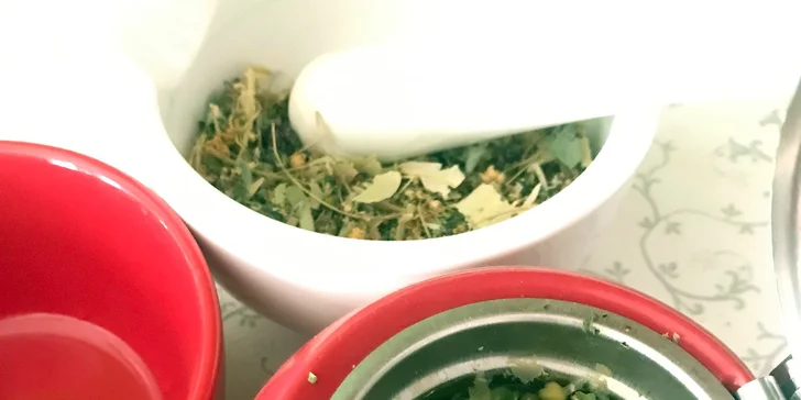 Kurz výroby bylinných čajů vč. ochutnávky, pro 1 nebo 2 osoby