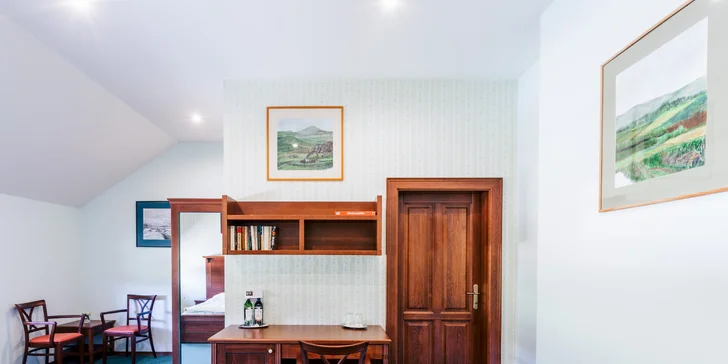 Pobyt v Lužických horách: snídaně i lahev prosecca a vstup do sauny