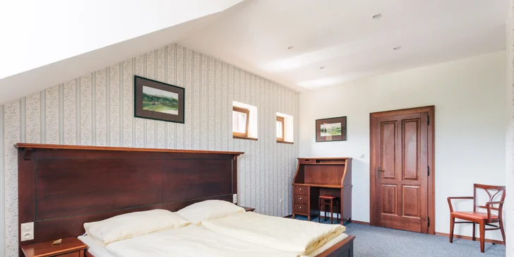 Pobyt v Lužických horách: snídaně i lahev prosecca a vstup do sauny