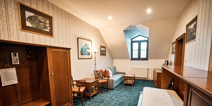 Pobyt v Lužických horách: snídaně i lahev prosecca a vstup do sauny