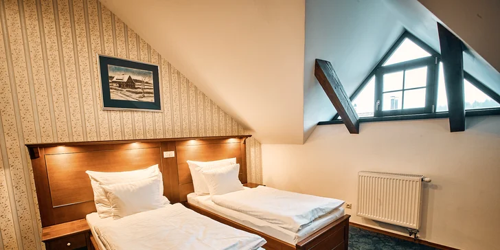 Pobyt v Lužických horách: snídaně i lahev prosecca a vstup do sauny