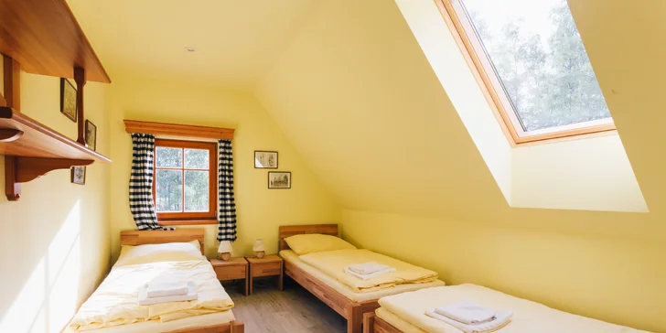 Pobyt v plně vybavené chalupě či srubu až pro 11 osob v Lužických horách