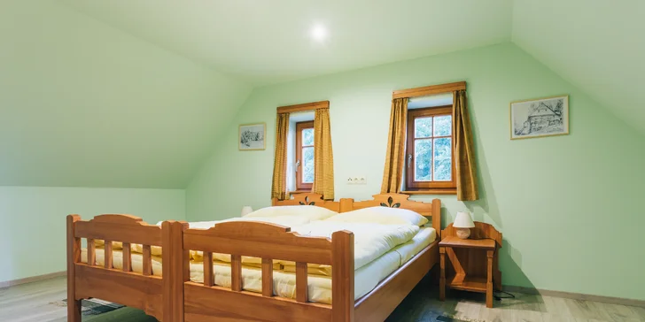 Pobyt v plně vybavené chalupě či srubu až pro 11 osob v Lužických horách