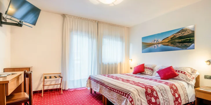 Monte Civetta: hotel La Montanina*** s wellness a polopenzí, skipas i garance sněhu