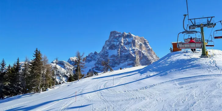 Monte Civetta: hotel La Montanina*** s wellness a polopenzí, skipas i garance sněhu