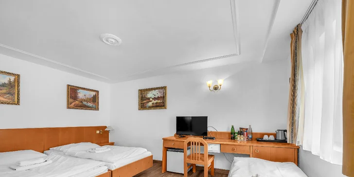 Odpočinek v klidné části Mariánských Lázní: pobyt s jídlem i wellness procedurami