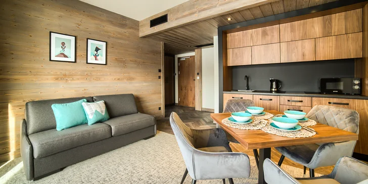 Stylové apartmány pod polskými Tatrami: neomezený wellness a fitness