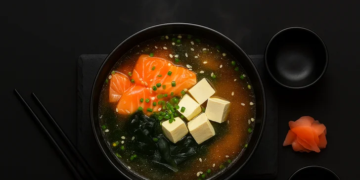 Rozmanité sushi sety s 24-64 kousky, miso či tom yum polévkou, edamame i limonádou